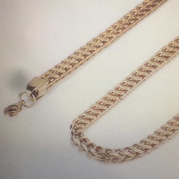 6mm 22 inch Fibo Steel chain for men. - Picture 3 of 4